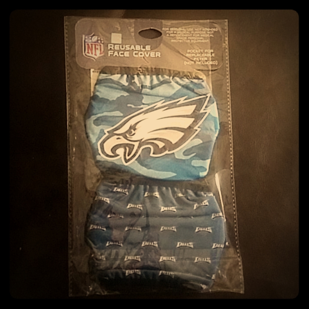 NFL Eagles Reusable Face Cover/Mask